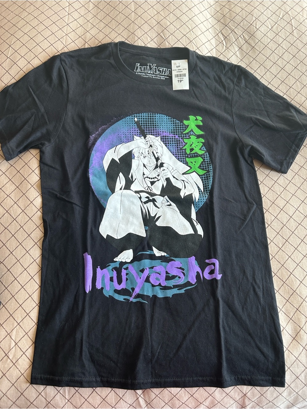 🏷️2/$15 tees: Inuyasha Black Graphic Tee